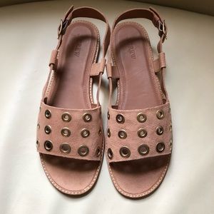 JCrew sandal with grommets
